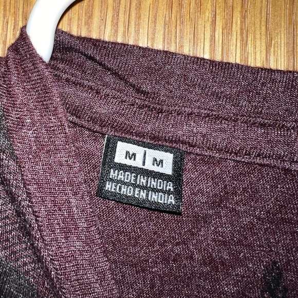 Jeans by Buffalo Women's M Distressed Grunge Gothic Plaid Graphic T-Shirt Skull - Picture 2 of 6